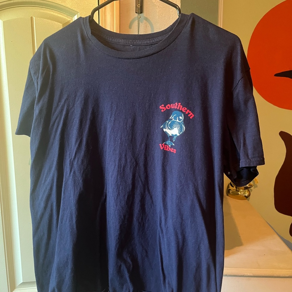 Crown & Ivy Navy Graphic Tee